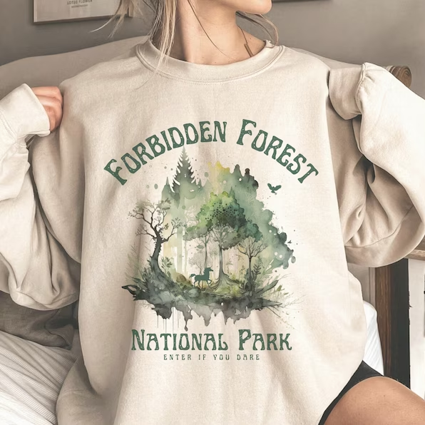 Forbidden Forest Wizard Sweatshirt National Park Sweatshirt